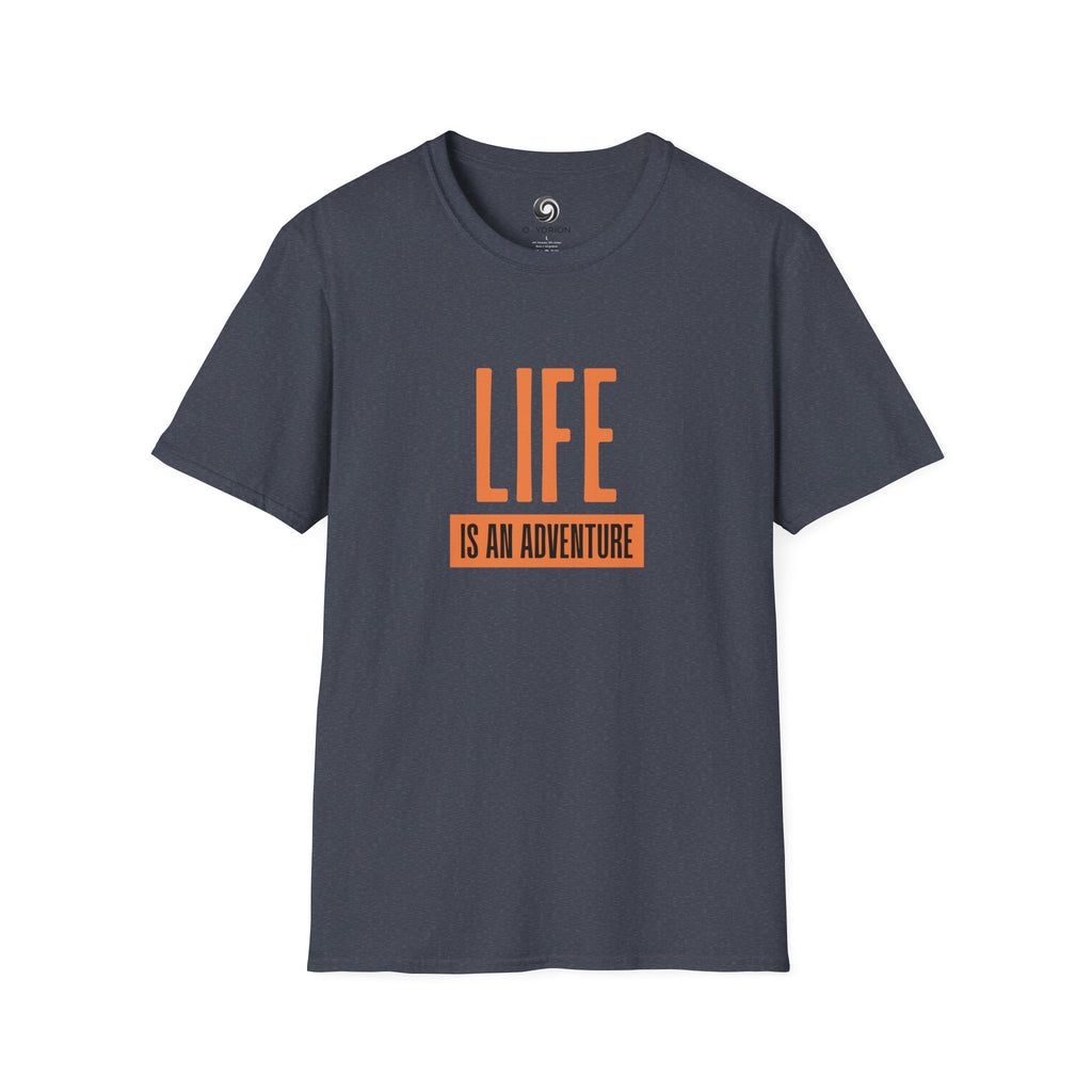 Adventure Inspired Unisex T-Shirt, Life is an Adventure Tee, Casual Wear, Gift for Travel Lovers, Inspirational Shirt, Everyday Comfort