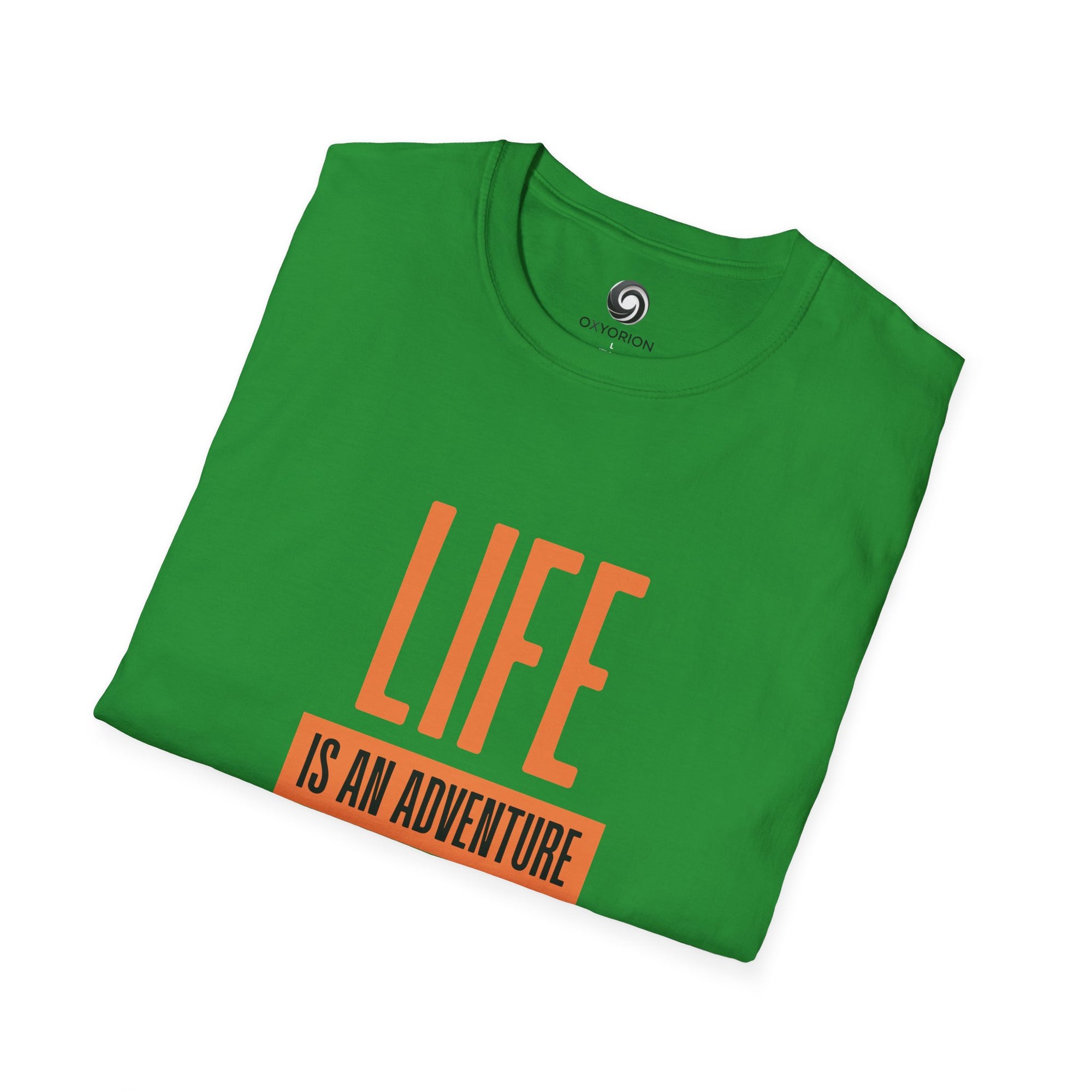 Adventure Inspired Unisex T-Shirt, Life is an Adventure Tee, Casual Wear, Gift for Travel Lovers, Inspirational Shirt, Everyday Comfort