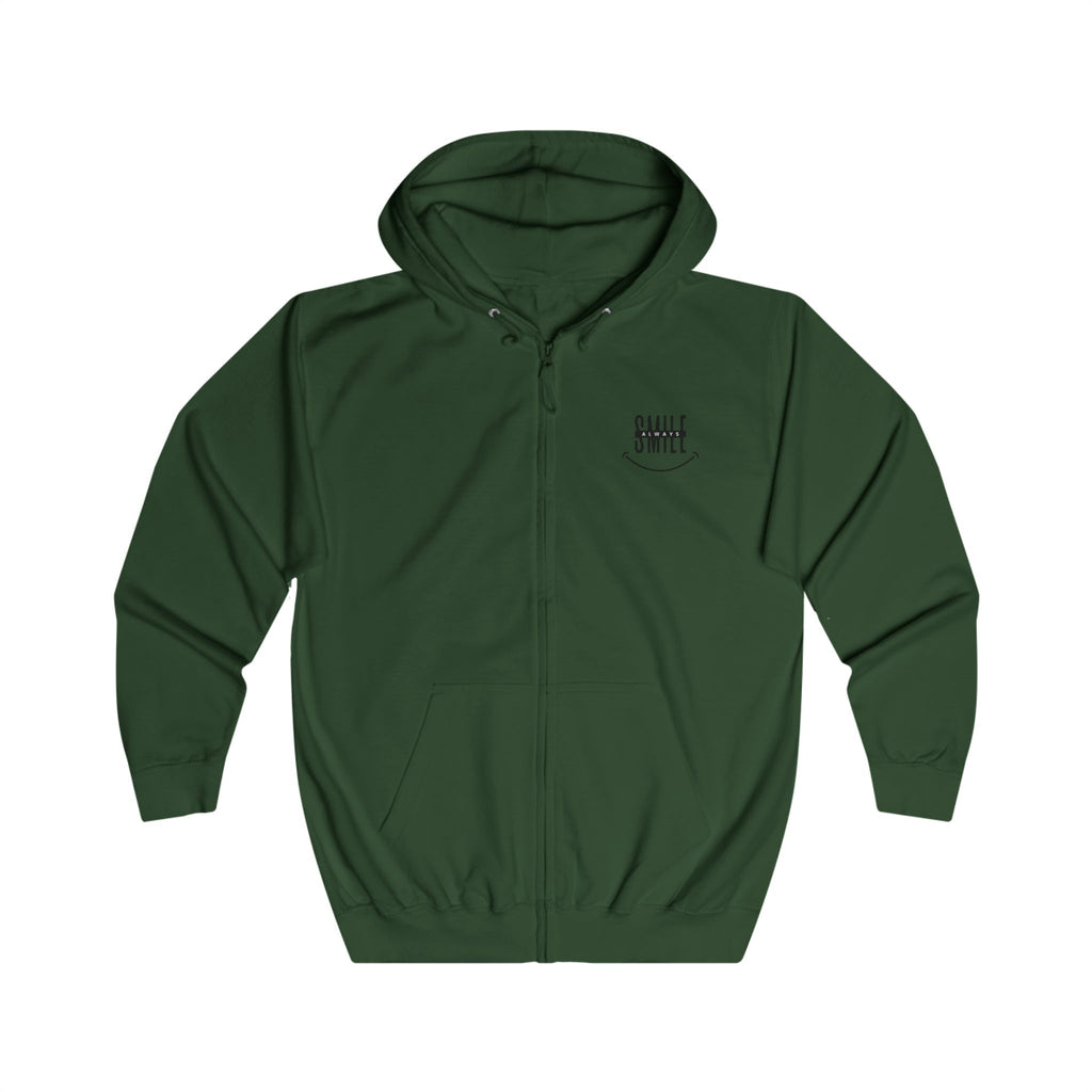 Chill Vibes Unisex Full Zip Hoodie - Relaxed Style, Ideal for Any Season