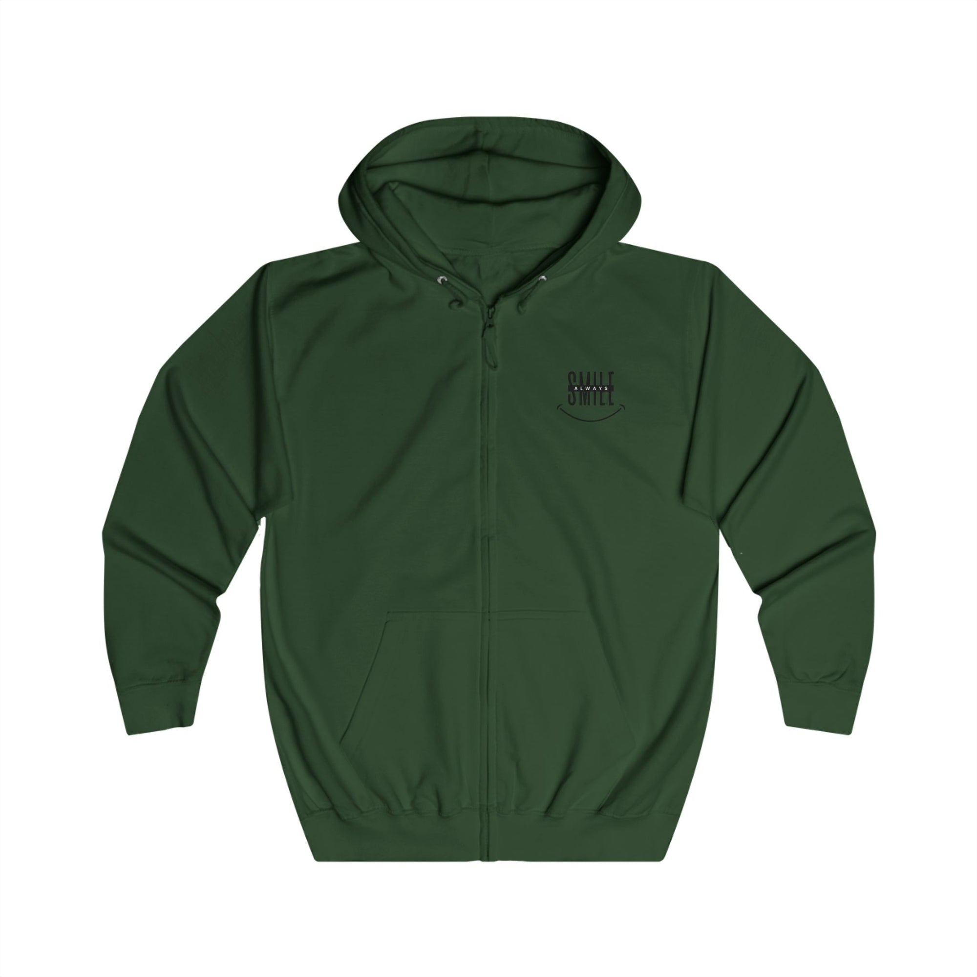 Chill Vibes Unisex Full Zip Hoodie - Relaxed Style, Ideal for Any Season