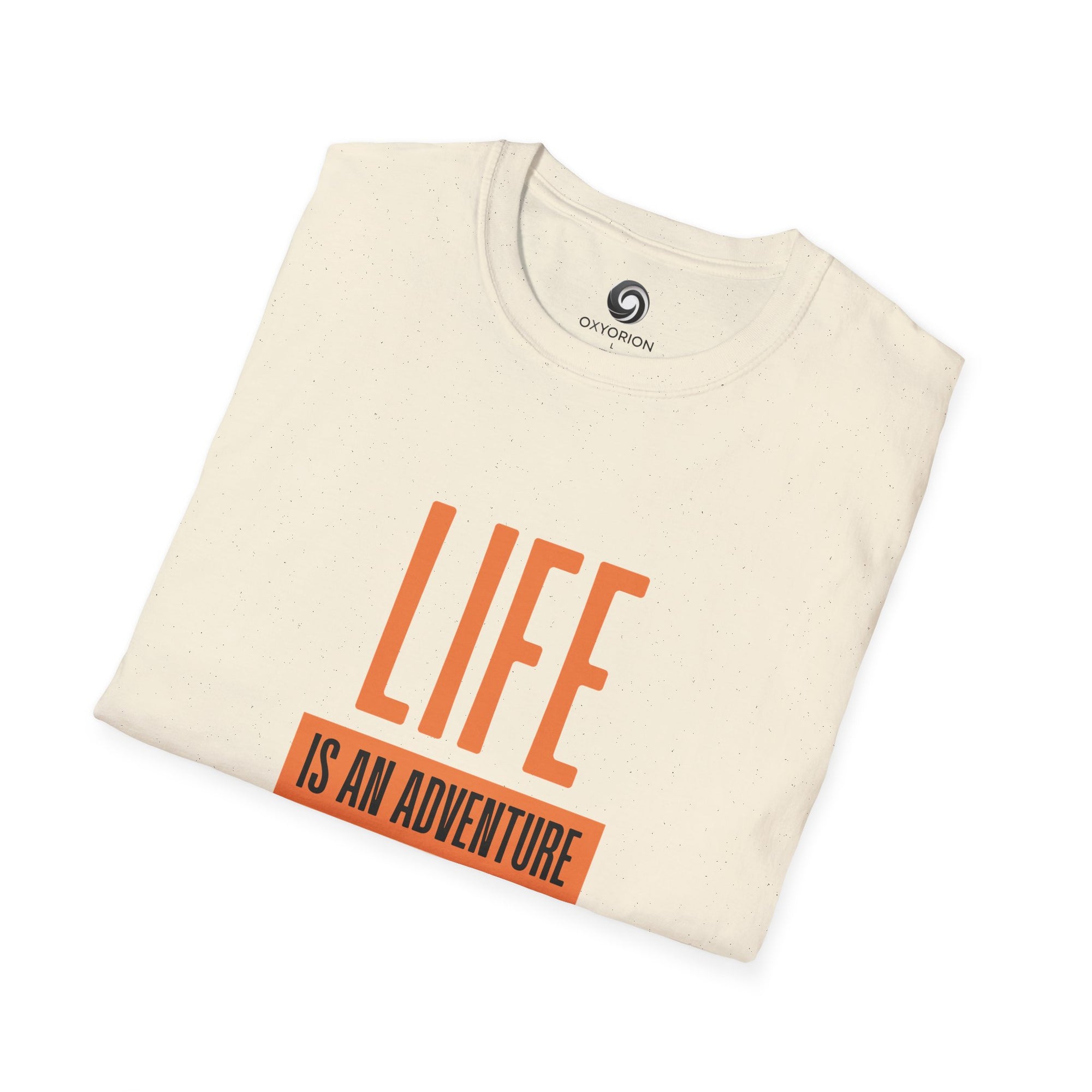 Adventure Inspired Unisex T-Shirt, Life is an Adventure Tee, Casual Wear, Gift for Travel Lovers, Inspirational Shirt, Everyday Comfort