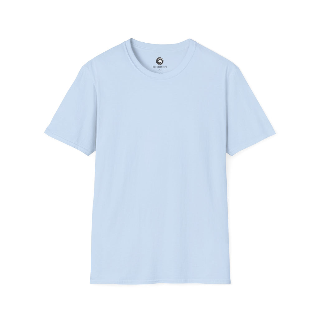 Unisex Plain T-Shirt, Soft Cotton Short Sleeve Tee