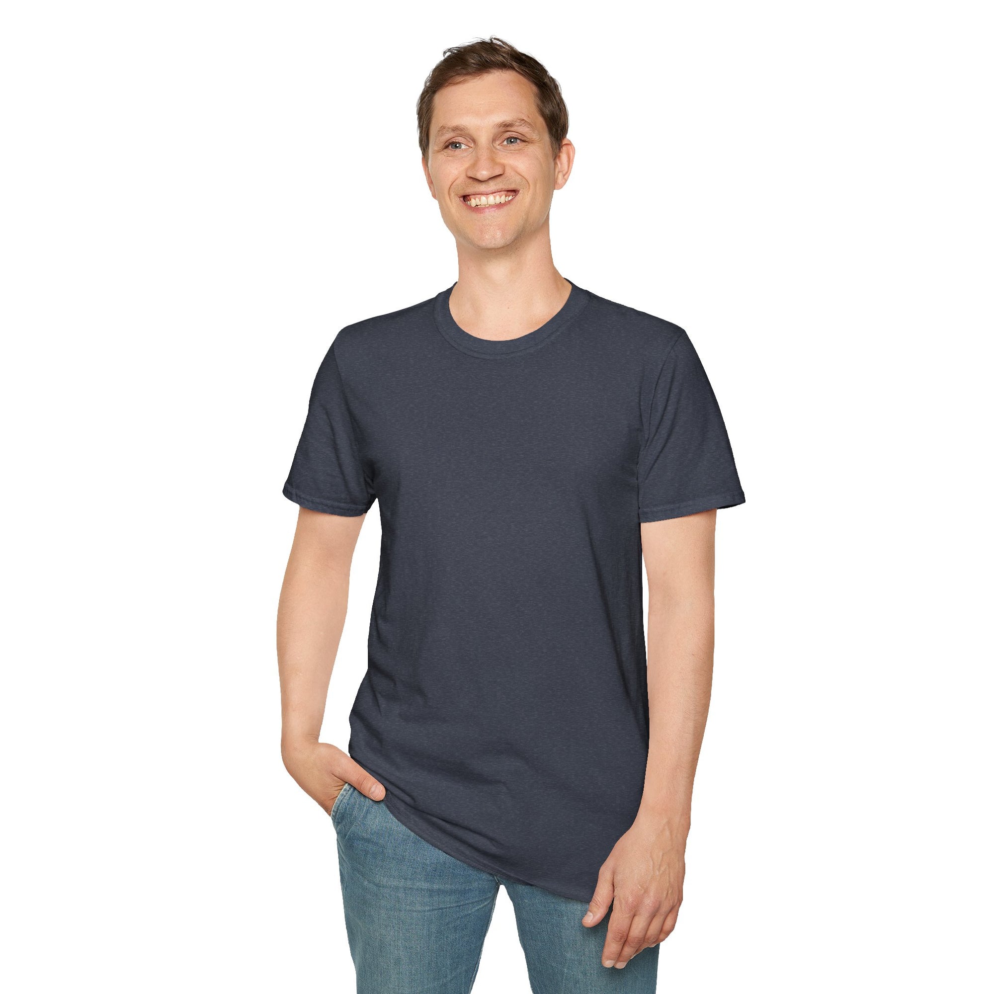 Unisex Plain T-Shirt, Soft Cotton Short Sleeve Tee