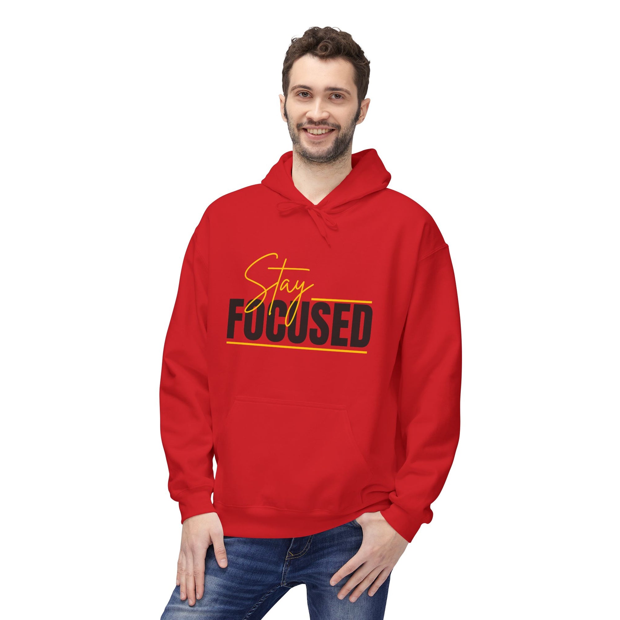 Stay Focused Unisex Hoodie - Motivational Apparel