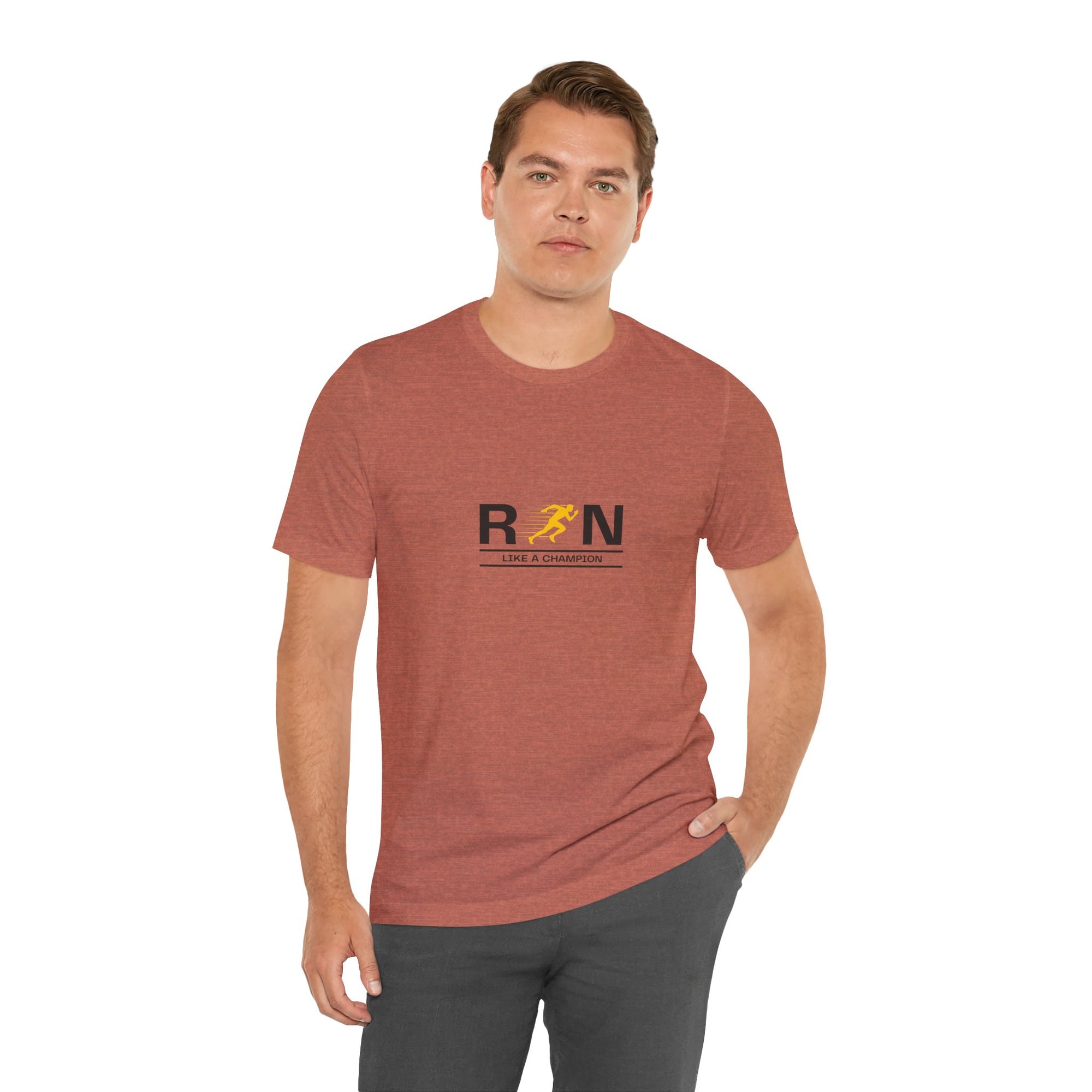 Unisex "RUN" Tee - Perfect for Runners and Fitness Lovers