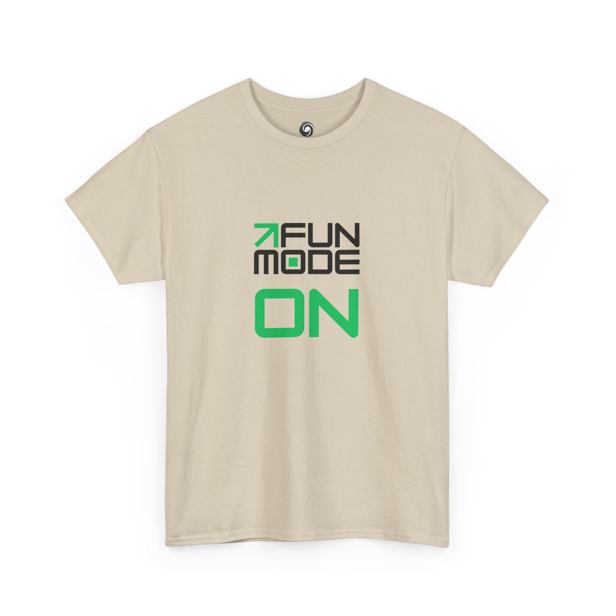 Fun Mode ON (Black) Unisex Heavy Cotton Tee - Casual Wear