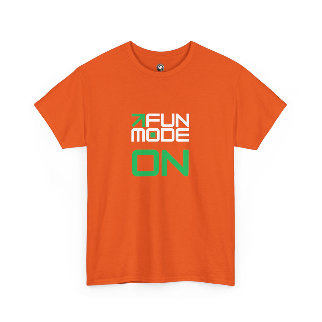 Fun Mode (White) Unisex Heavy Cotton Tee