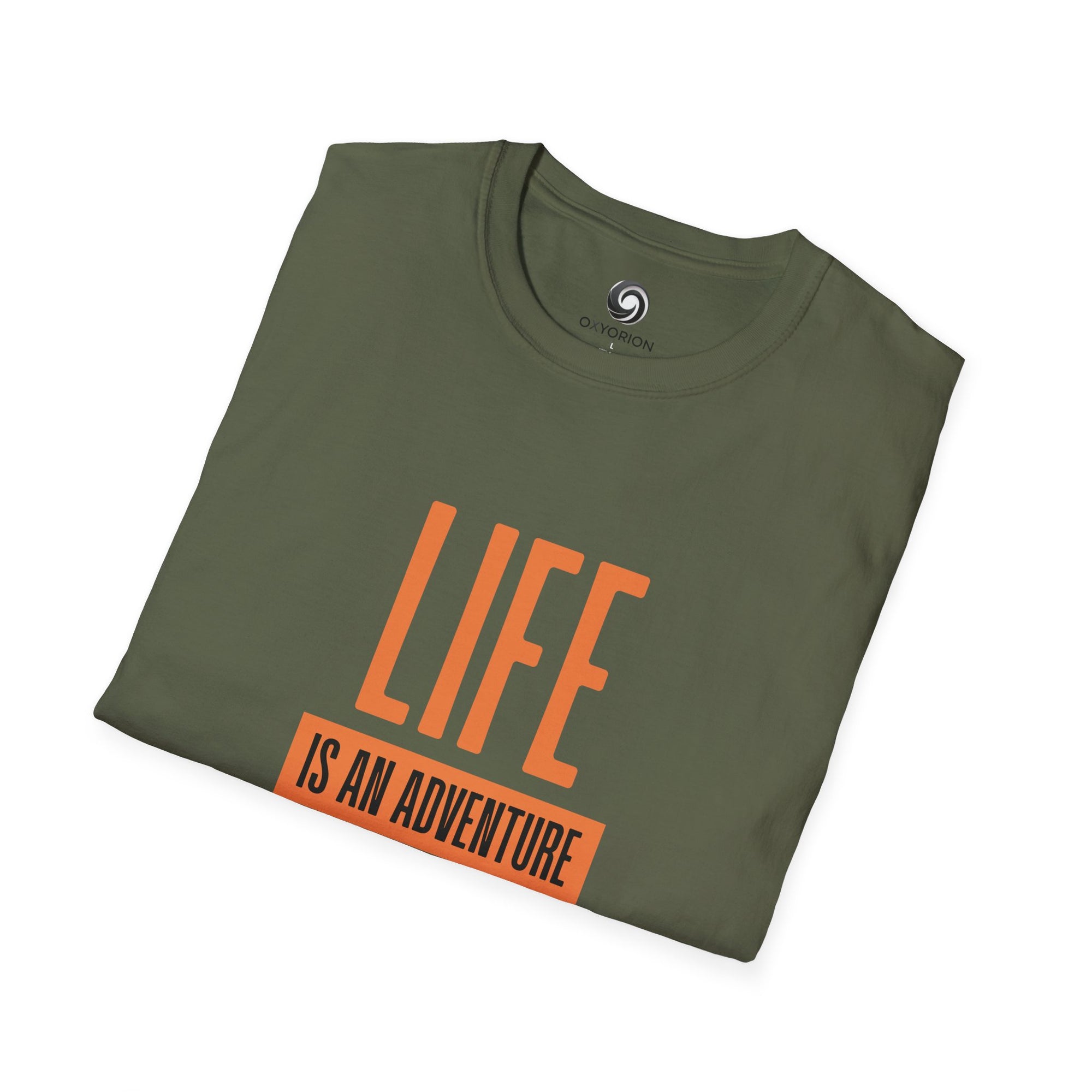 Adventure Inspired Unisex T-Shirt, Life is an Adventure Tee, Casual Wear, Gift for Travel Lovers, Inspirational Shirt, Everyday Comfort