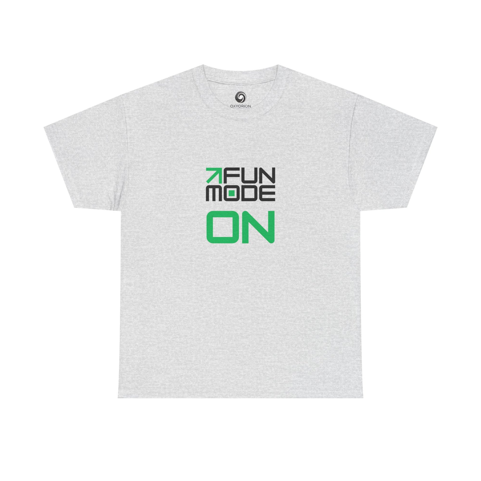 Fun Mode ON (Black) Unisex Heavy Cotton Tee - Casual Wear
