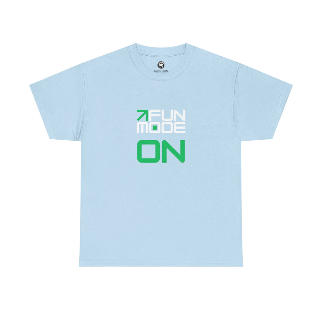 Fun Mode (White) Unisex Heavy Cotton Tee