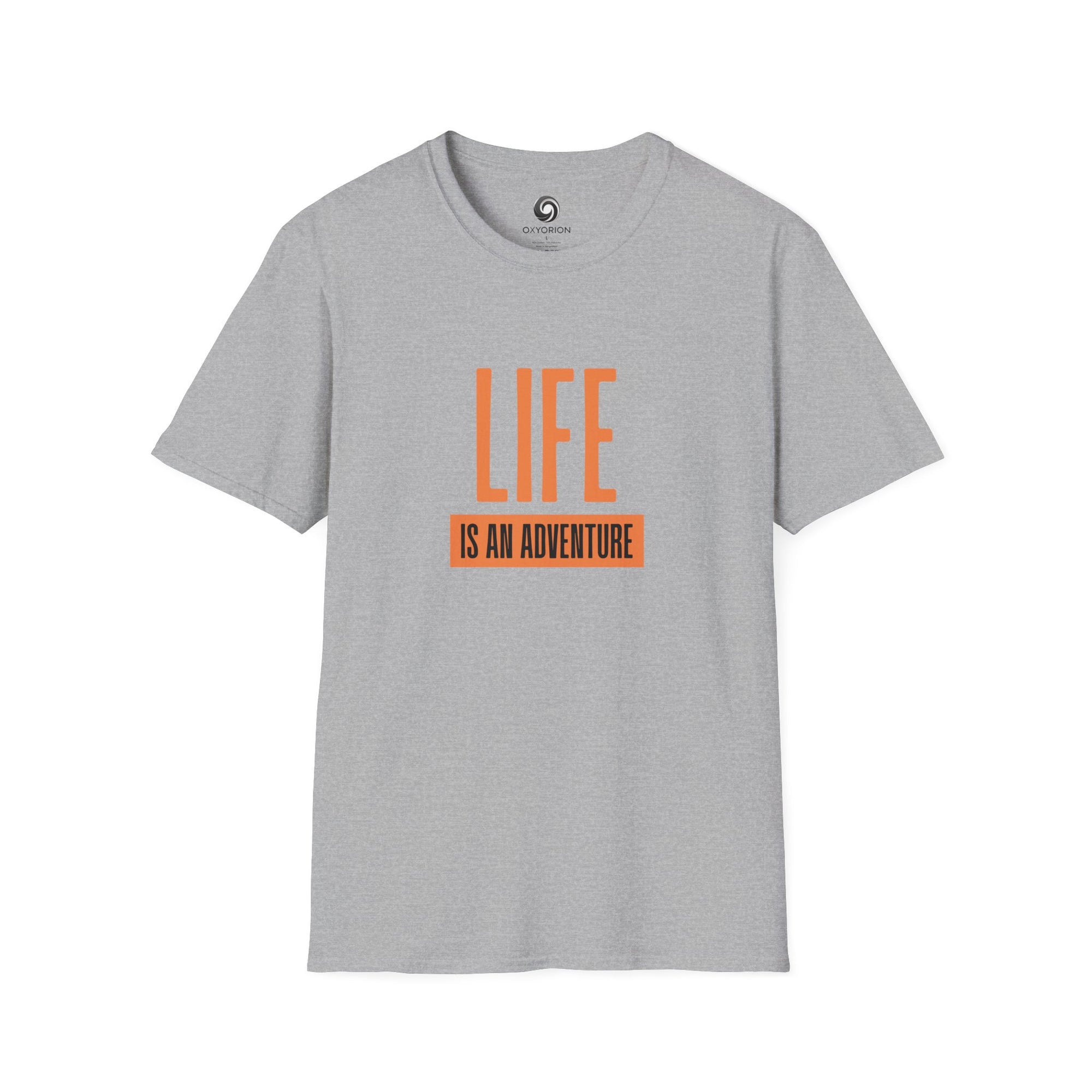 Adventure Inspired Unisex T-Shirt, Life is an Adventure Tee, Casual Wear, Gift for Travel Lovers, Inspirational Shirt, Everyday Comfort