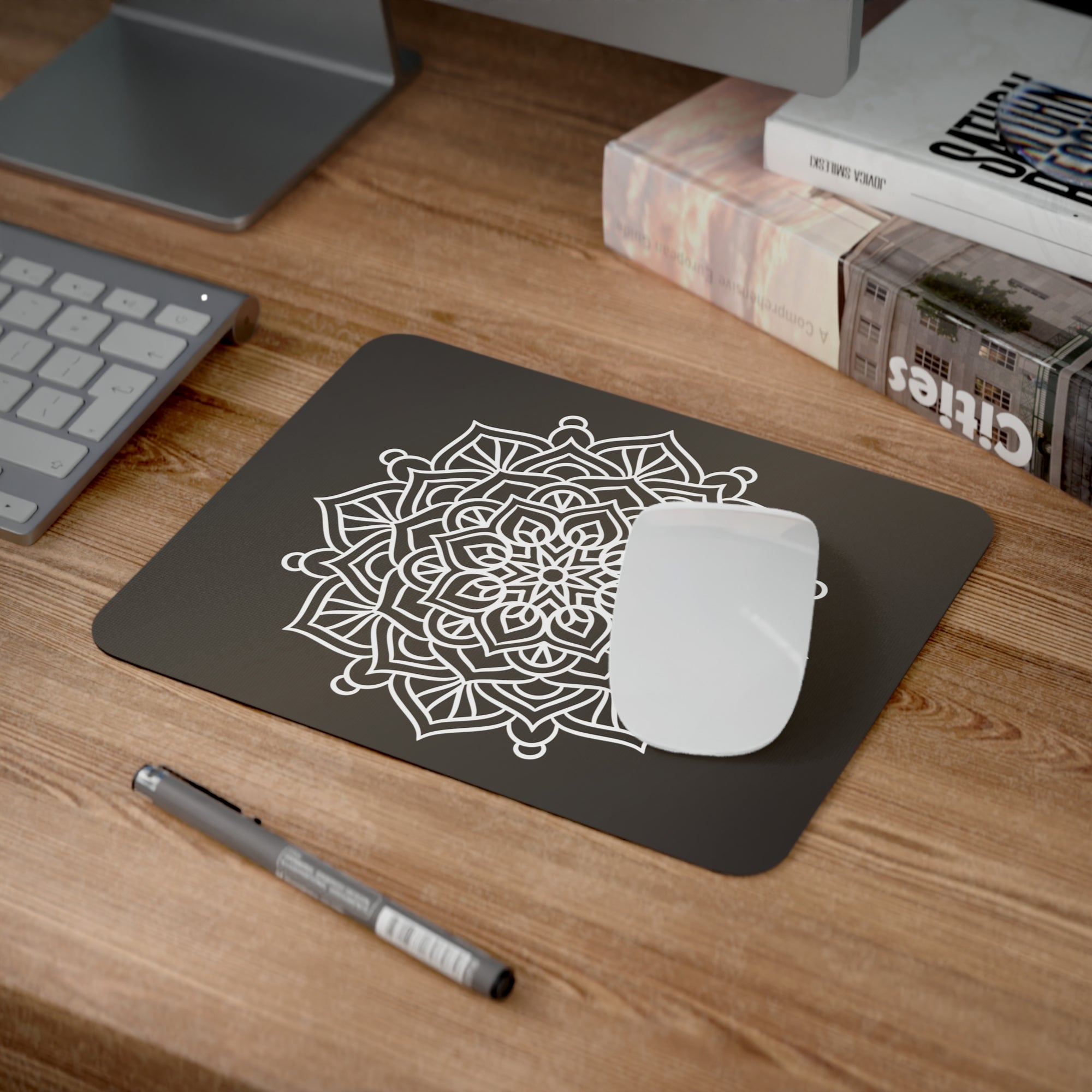 Elegant Geometric Desk Mouse Pad