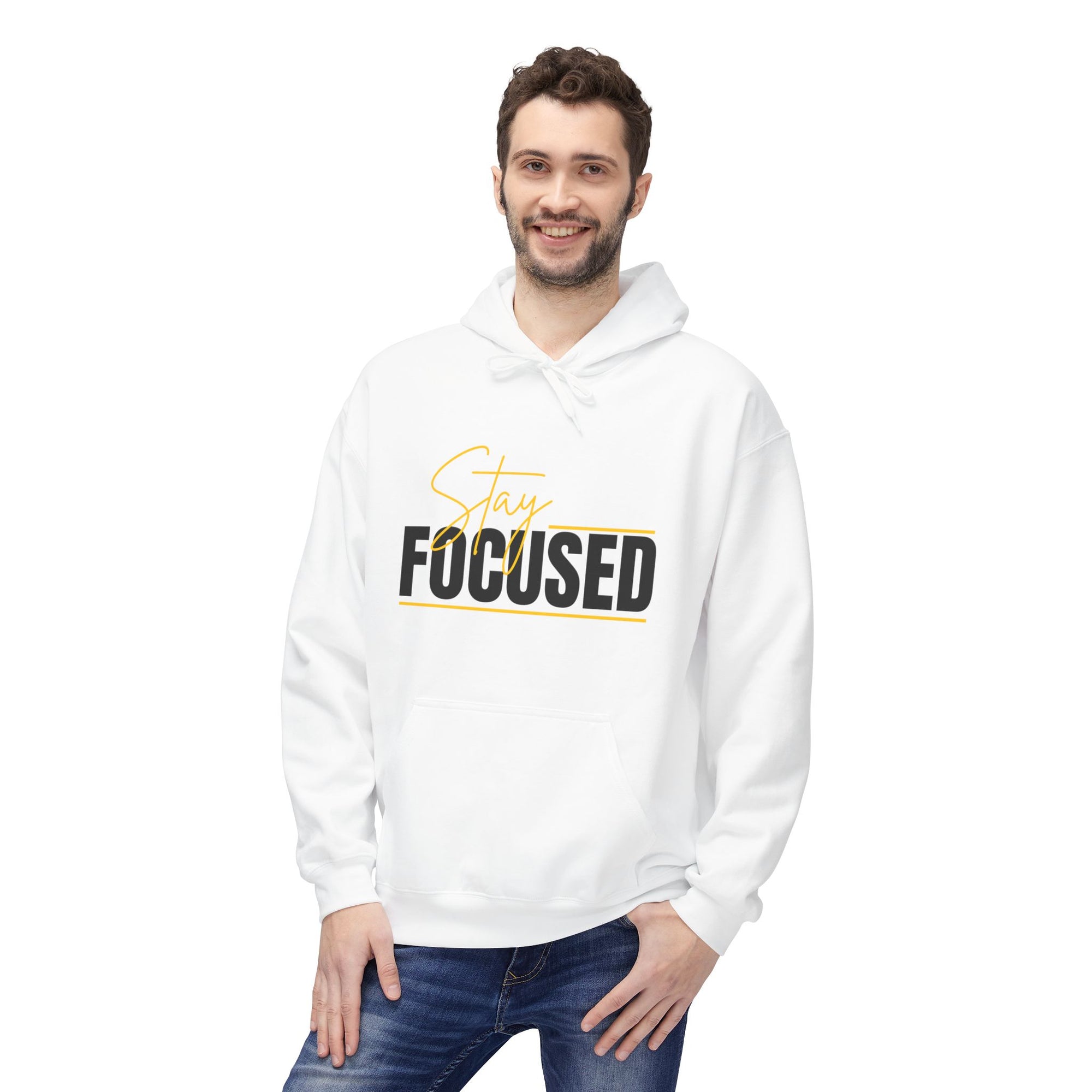 Stay Focused Unisex Hoodie - Motivational Apparel