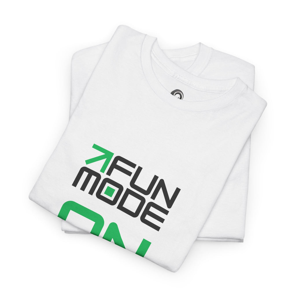 Fun Mode ON (Black) Unisex Heavy Cotton Tee - Casual Wear