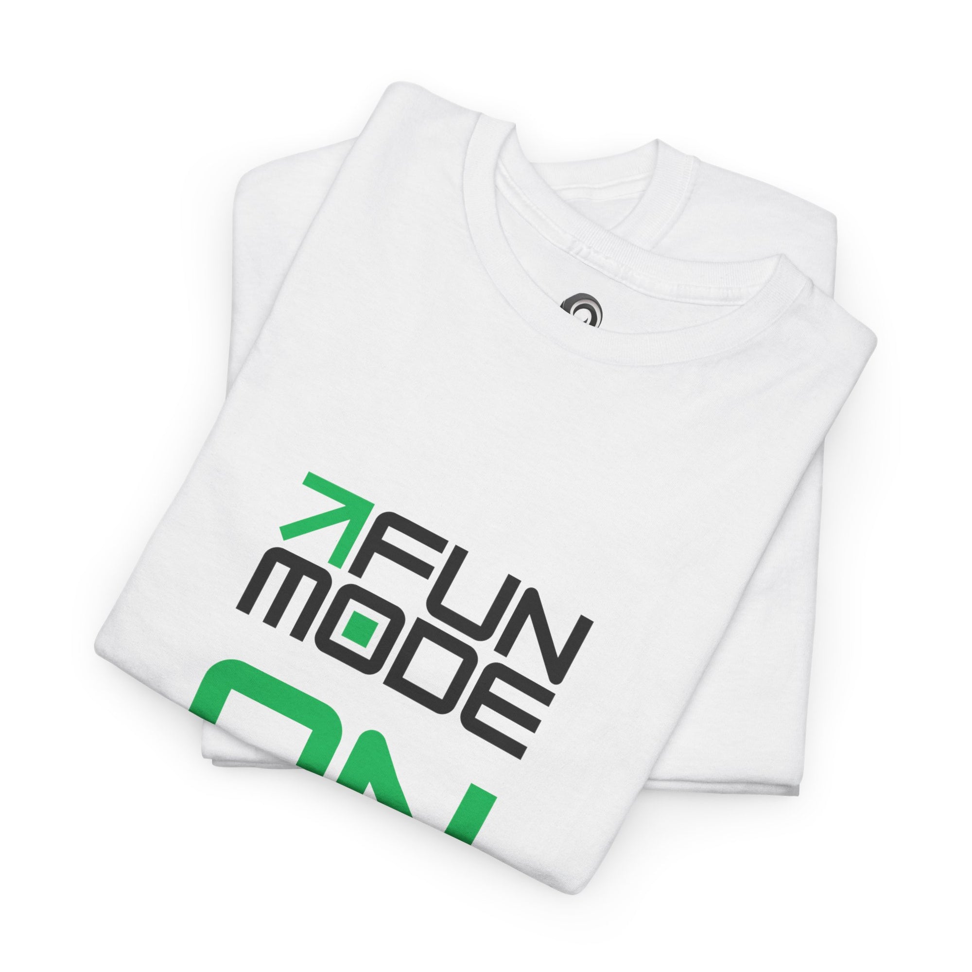 Fun Mode ON (Black) Unisex Heavy Cotton Tee - Casual Wear
