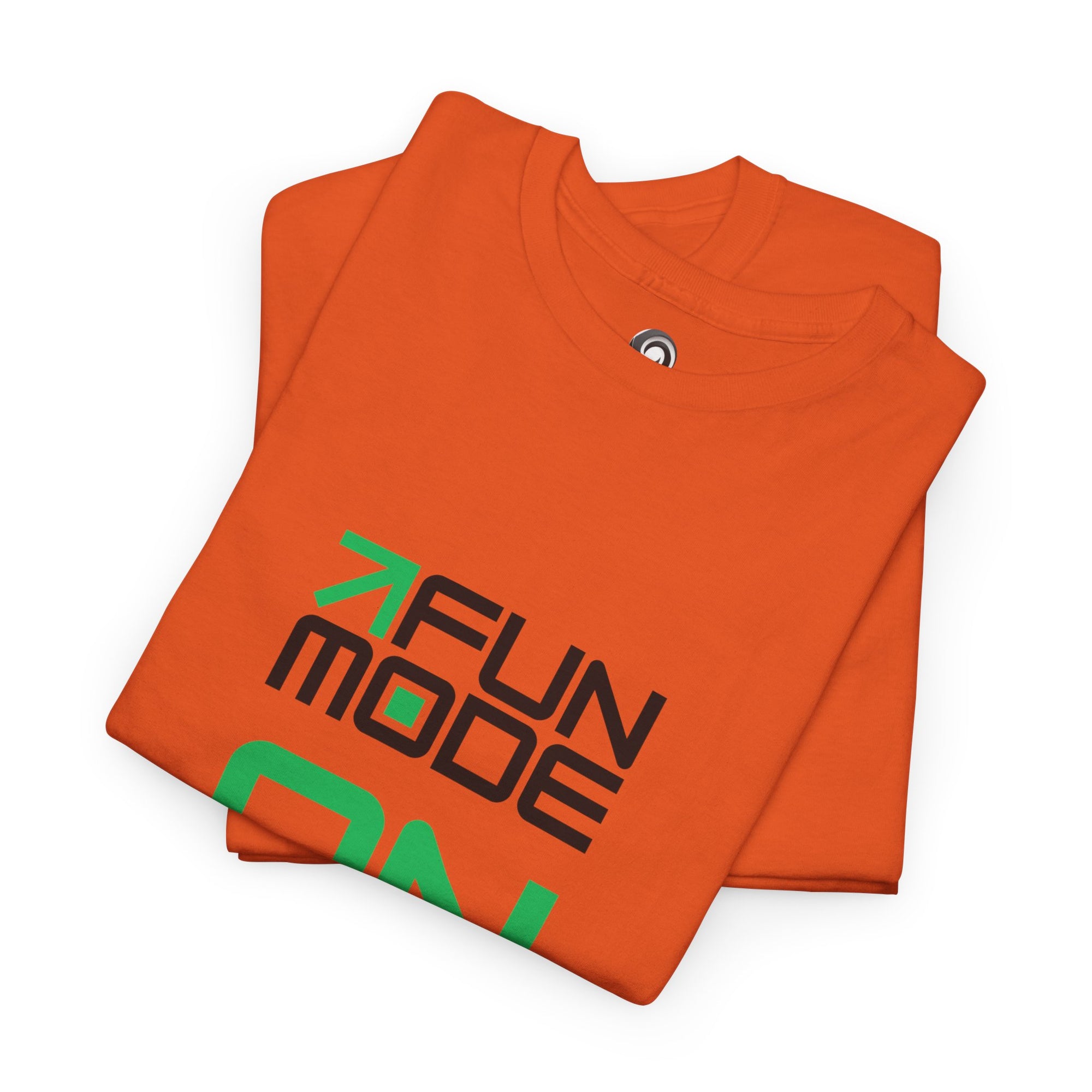 Fun Mode ON (Black) Unisex Heavy Cotton Tee - Casual Wear