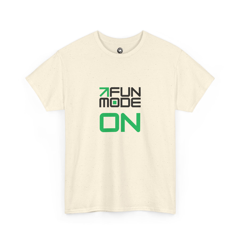 Fun Mode ON (Black) Unisex Heavy Cotton Tee - Casual Wear