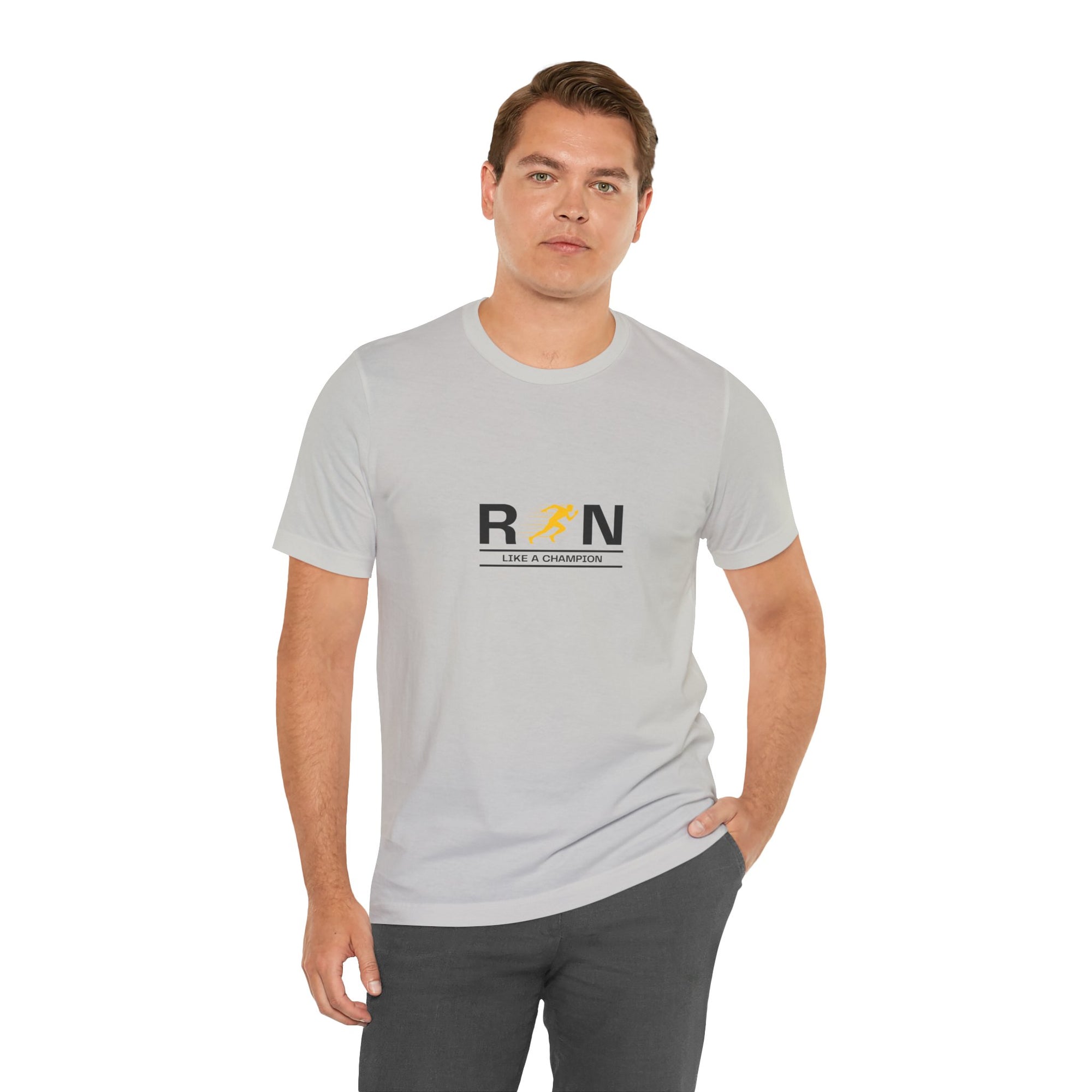 Unisex "RUN" Tee - Perfect for Runners and Fitness Lovers