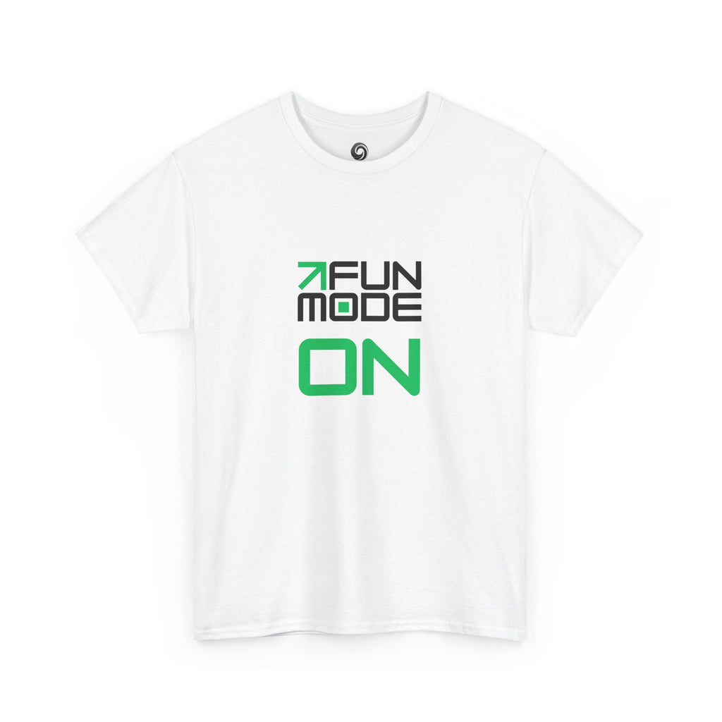 Fun Mode ON (Black) Unisex Heavy Cotton Tee - Casual Wear