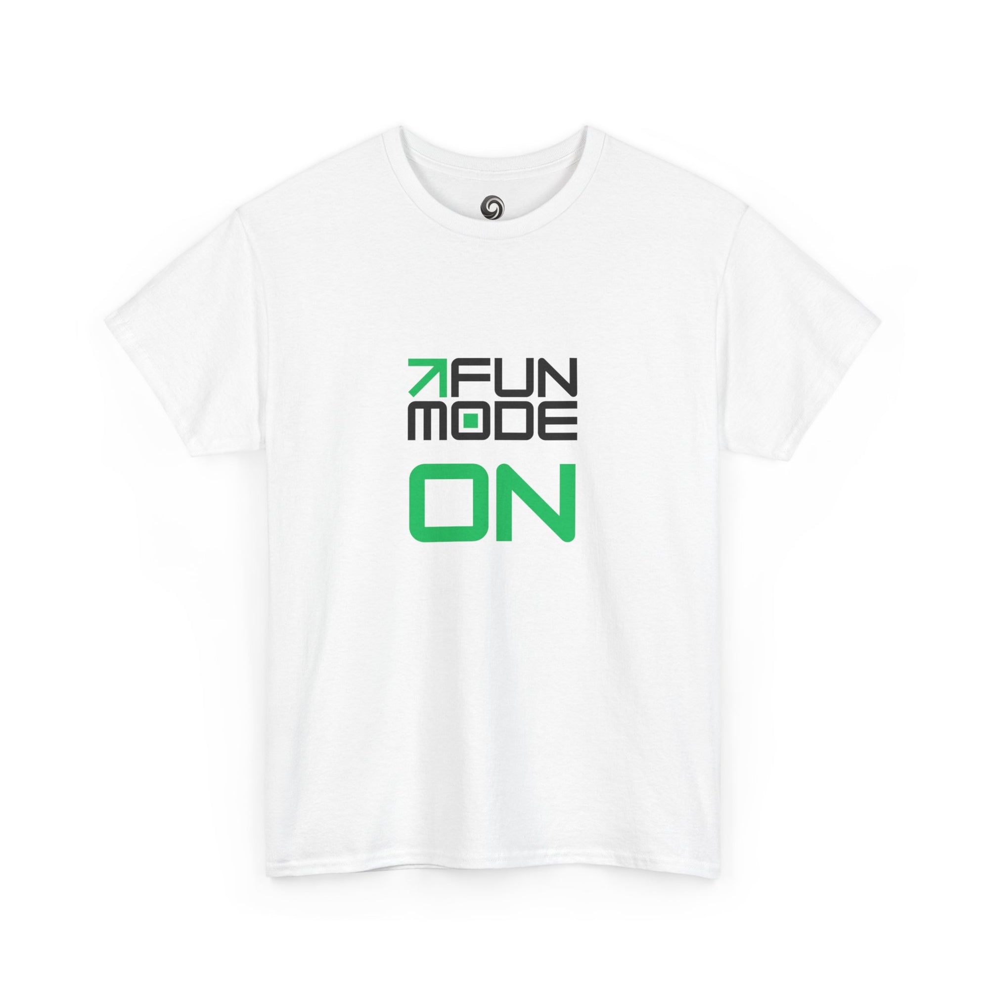 Fun Mode ON (Black) Unisex Heavy Cotton Tee - Casual Wear