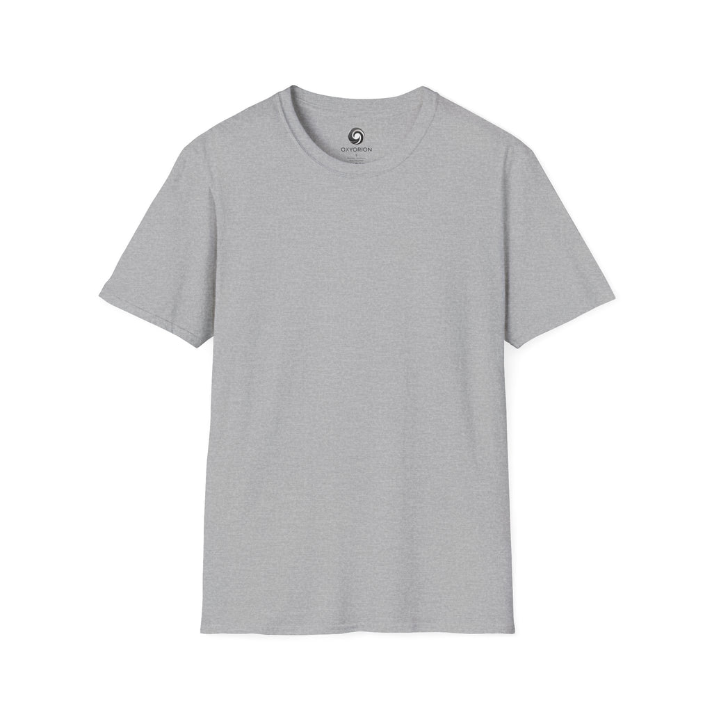 Unisex Plain T-Shirt, Soft Cotton Short Sleeve Tee