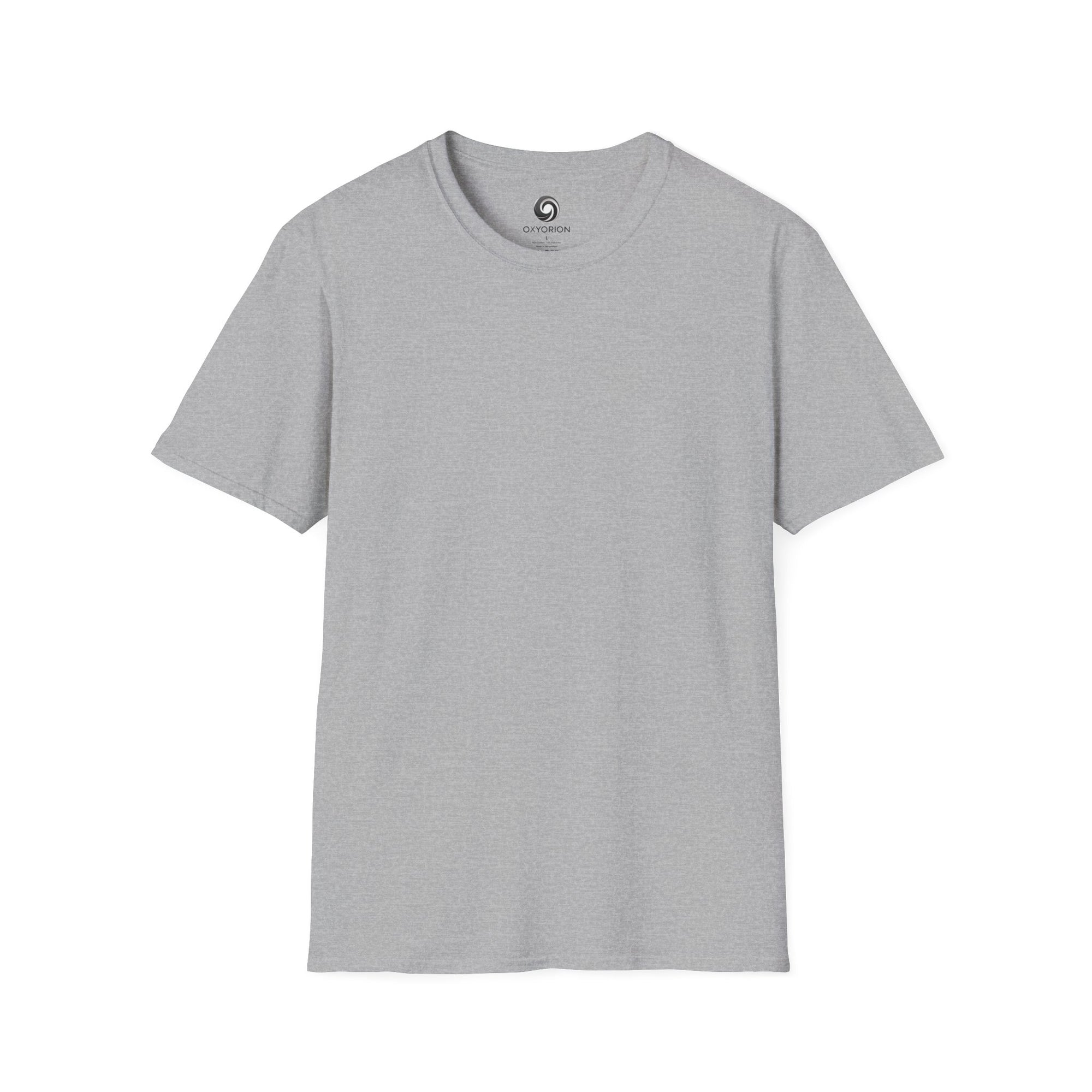 Unisex Plain T-Shirt, Soft Cotton Short Sleeve Tee
