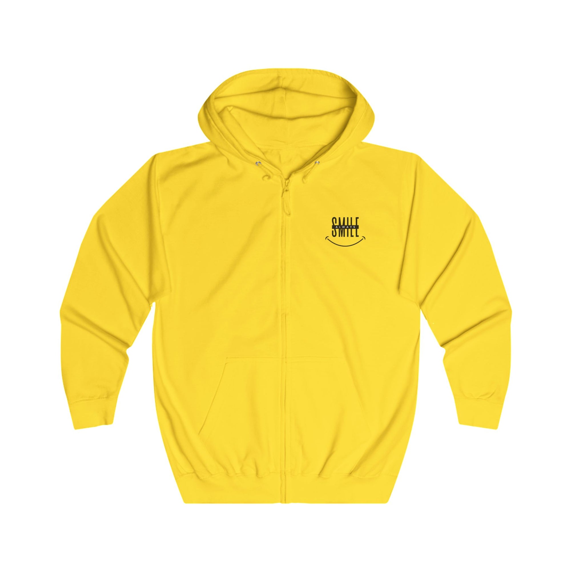Chill Vibes Unisex Full Zip Hoodie - Relaxed Style, Ideal for Any Season