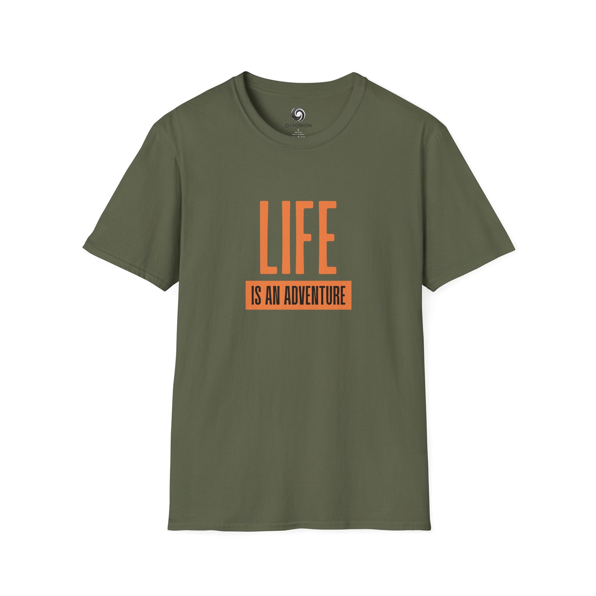 Adventure Inspired Unisex T-Shirt, Life is an Adventure Tee, Casual Wear, Gift for Travel Lovers, Inspirational Shirt, Everyday Comfort