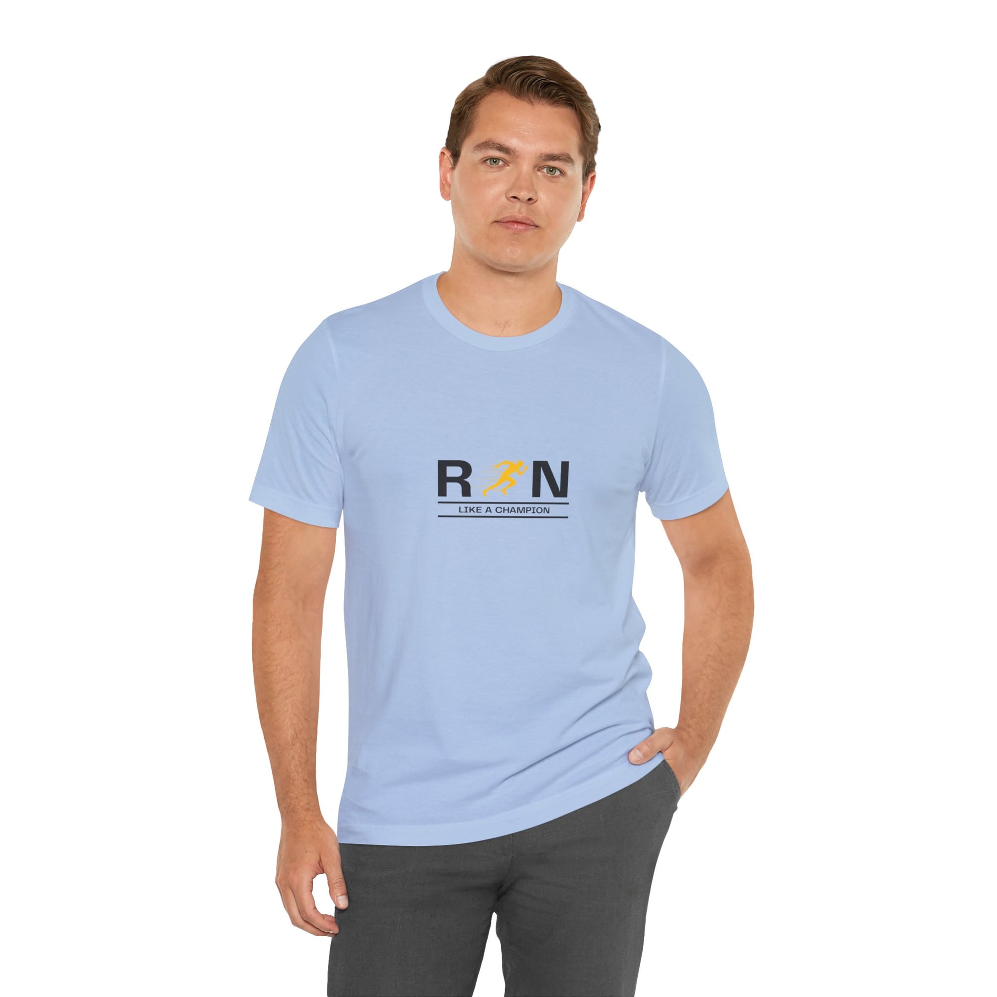 Unisex "RUN" Tee - Perfect for Runners and Fitness Lovers