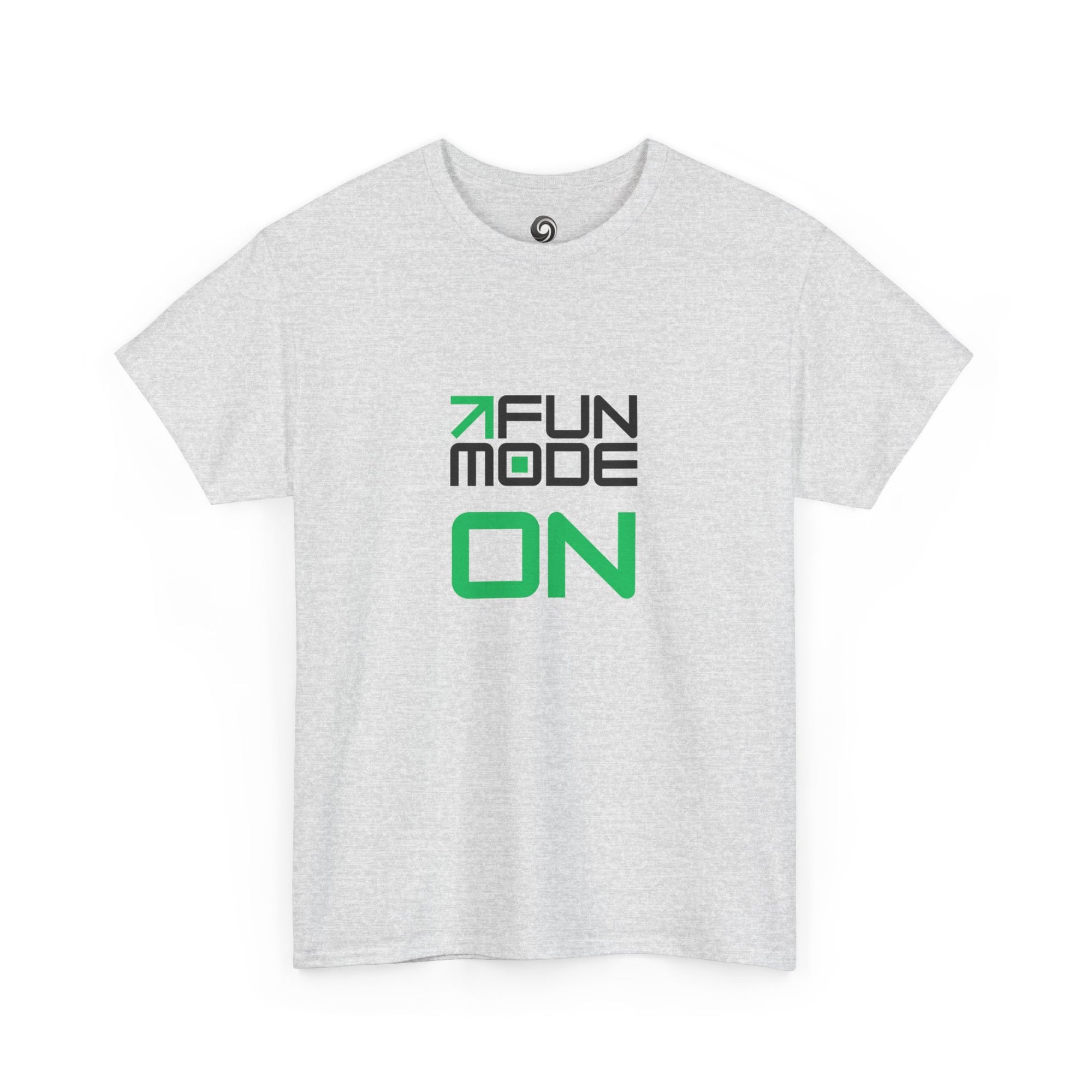 Fun Mode ON (Black) Unisex Heavy Cotton Tee - Casual Wear