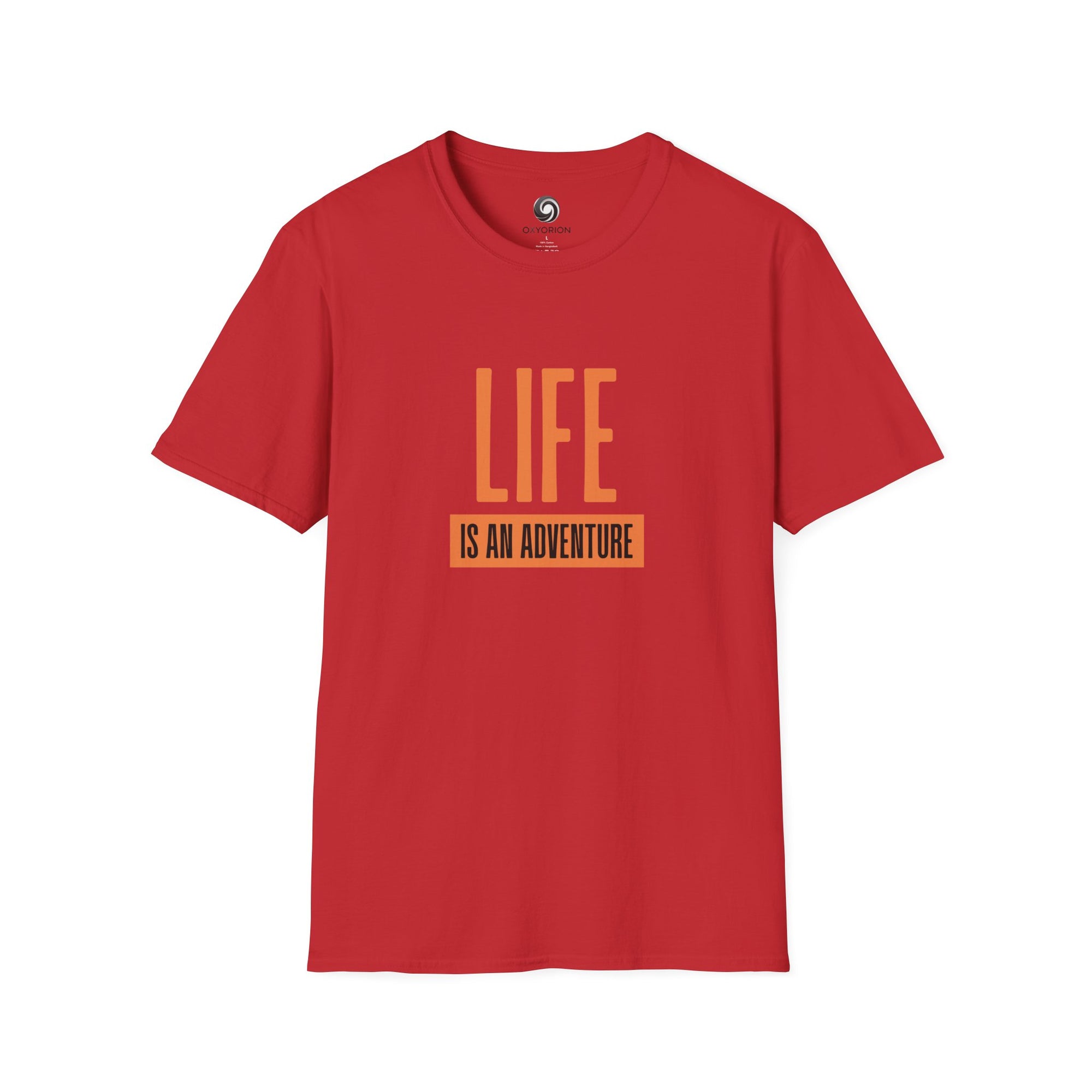 Adventure Inspired Unisex T-Shirt, Life is an Adventure Tee, Casual Wear, Gift for Travel Lovers, Inspirational Shirt, Everyday Comfort