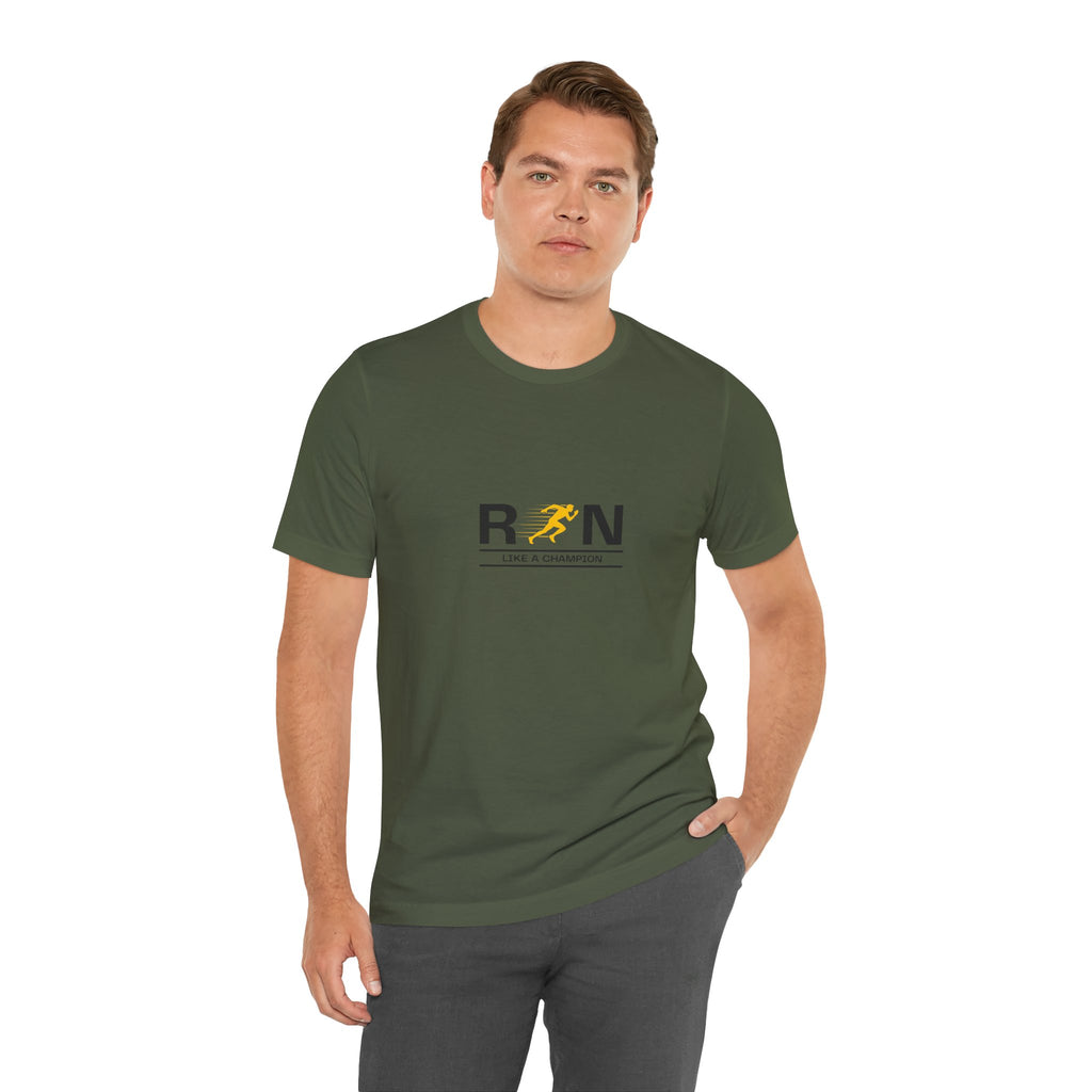Unisex "RUN" Tee - Perfect for Runners and Fitness Lovers