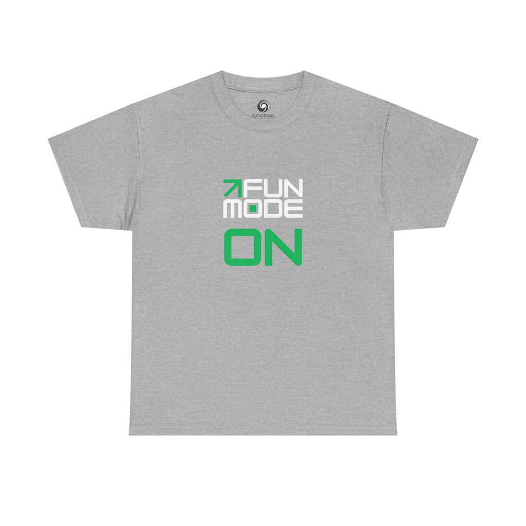 Fun Mode (White) Unisex Heavy Cotton Tee