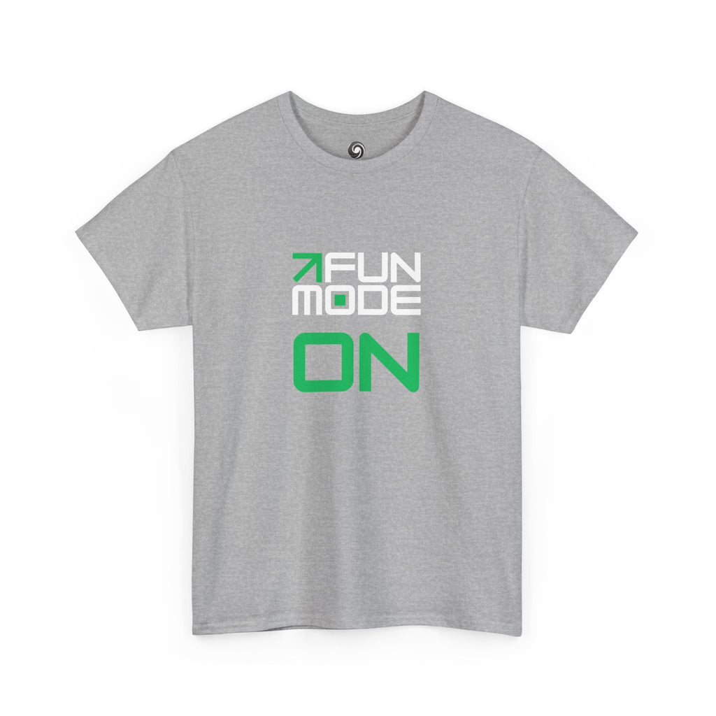 Fun Mode (White) Unisex Heavy Cotton Tee