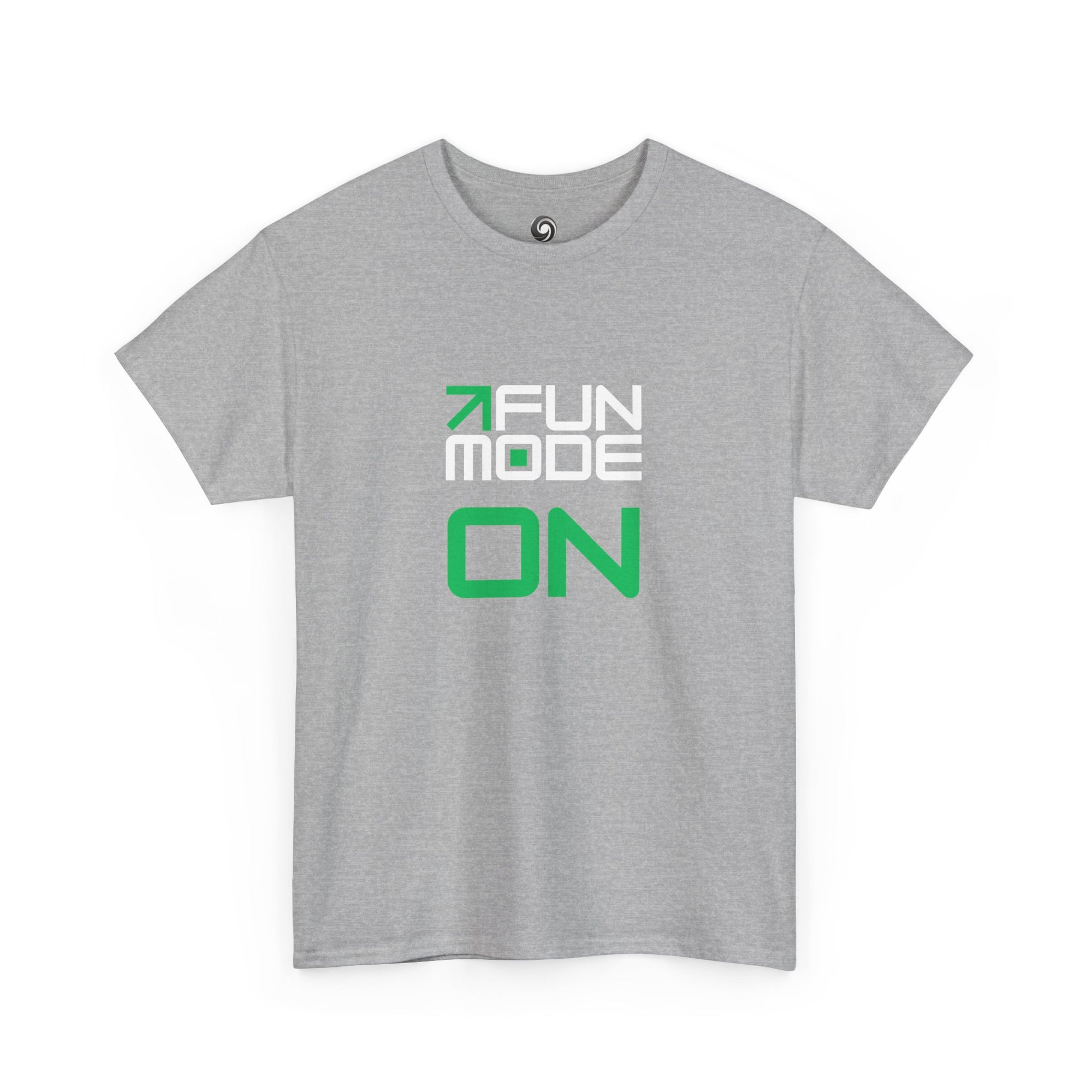 Fun Mode (White) Unisex Heavy Cotton Tee