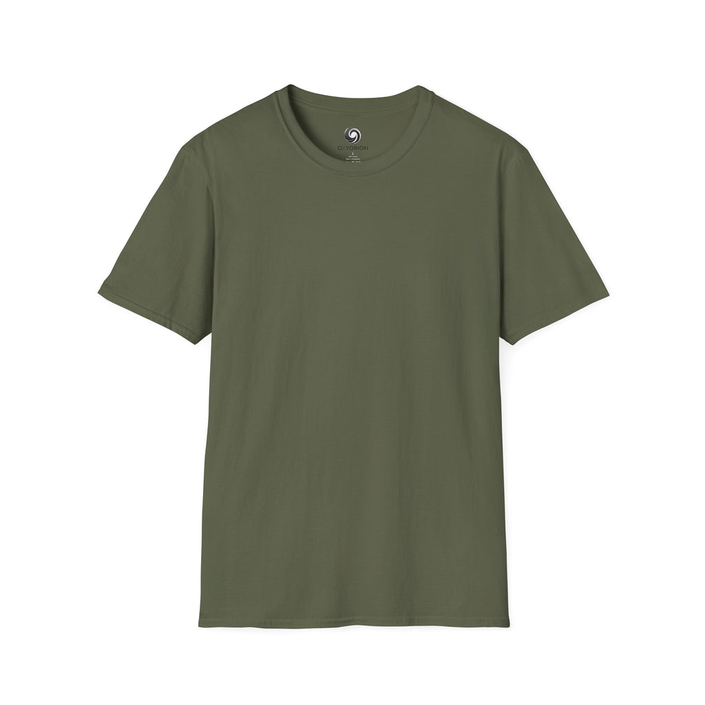 Unisex Plain T-Shirt, Soft Cotton Short Sleeve Tee