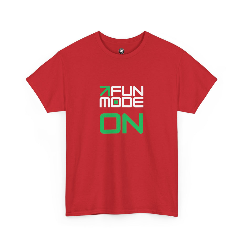 Fun Mode (White) Unisex Heavy Cotton Tee